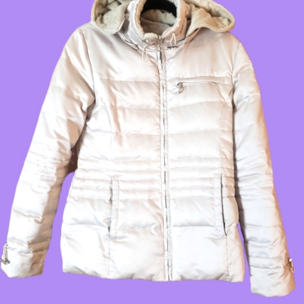 Donna karan new york puffer coat vintage 90’s